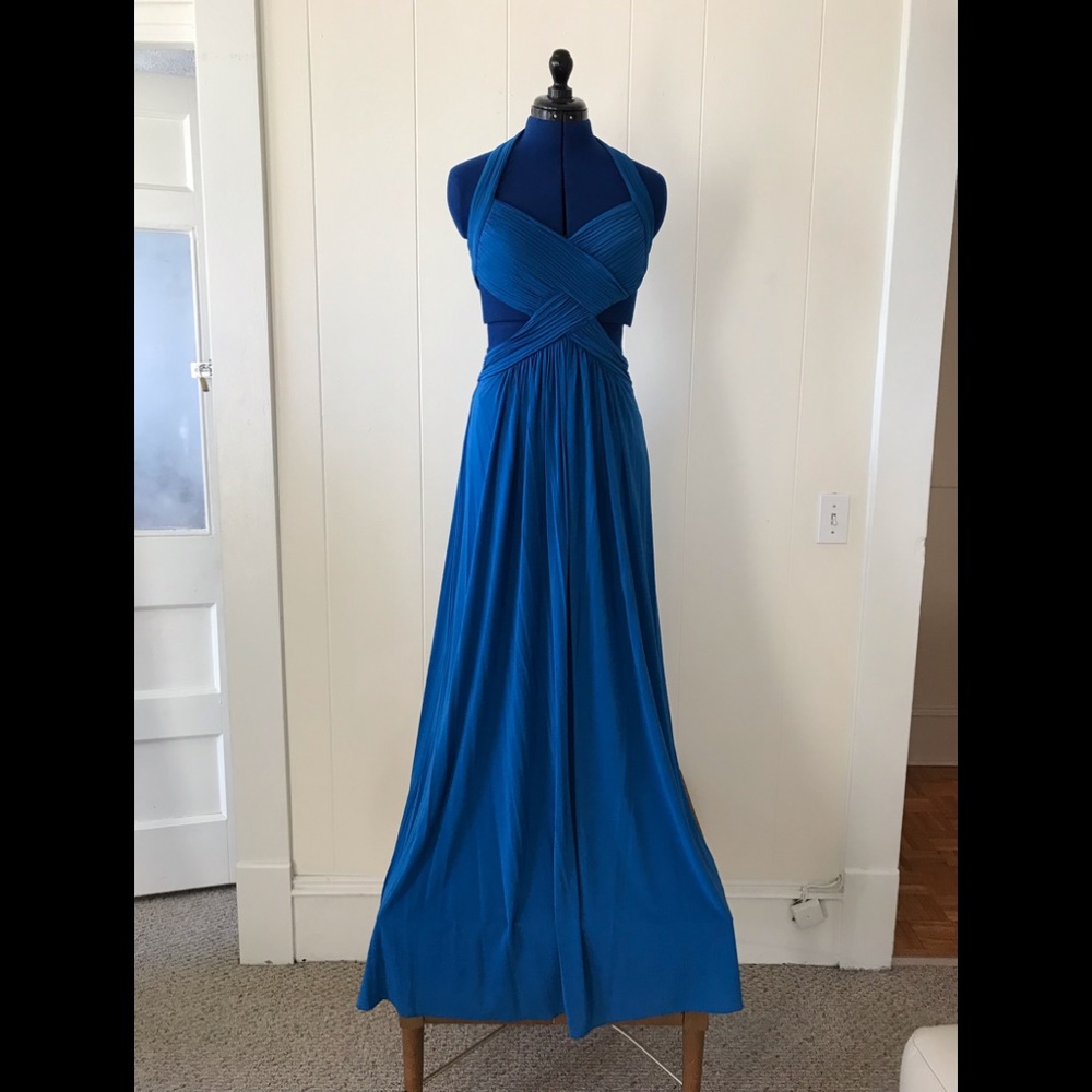 BCBG Backless blue dress 👗